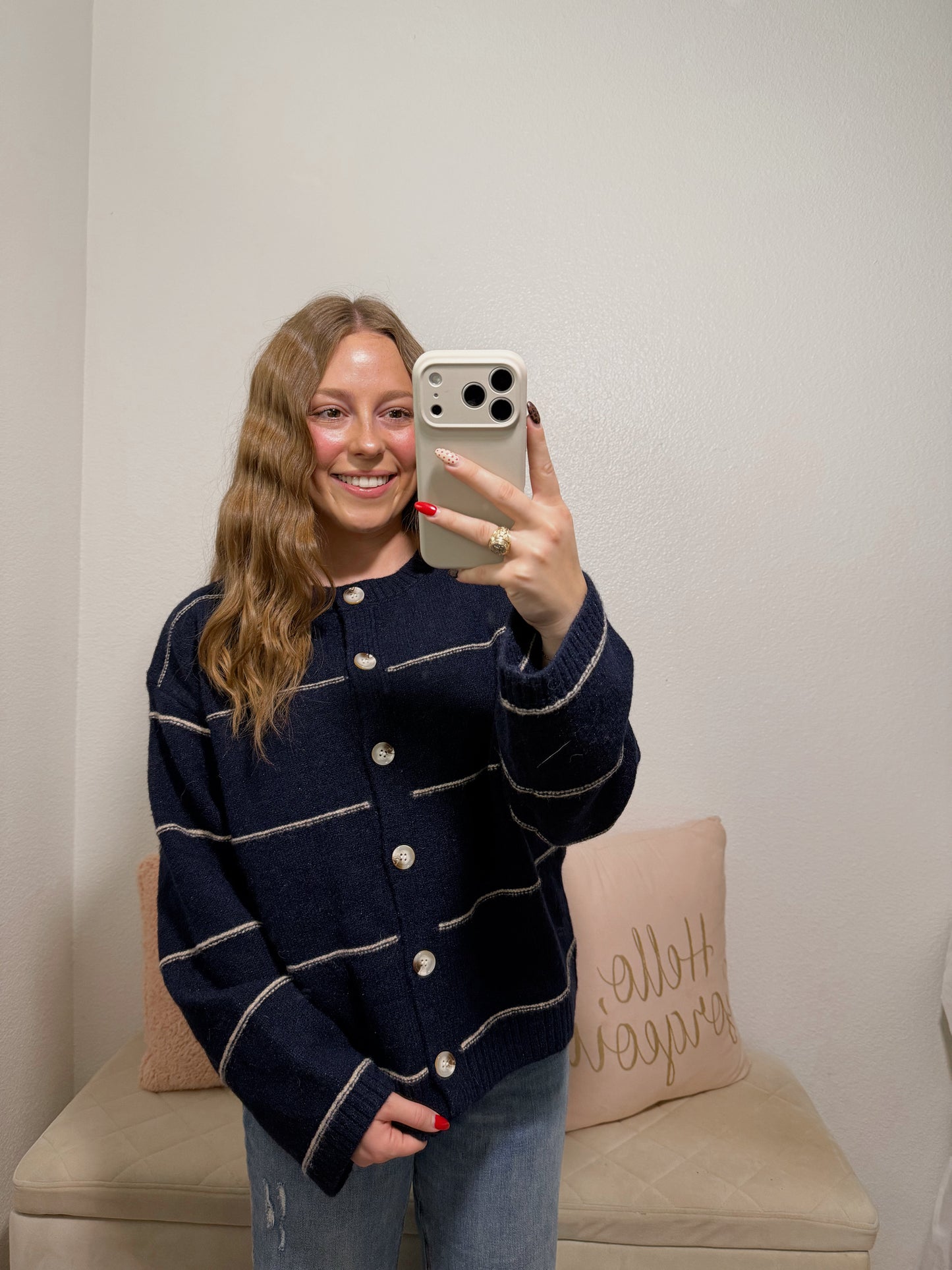 Rowan Cardigan - Navy