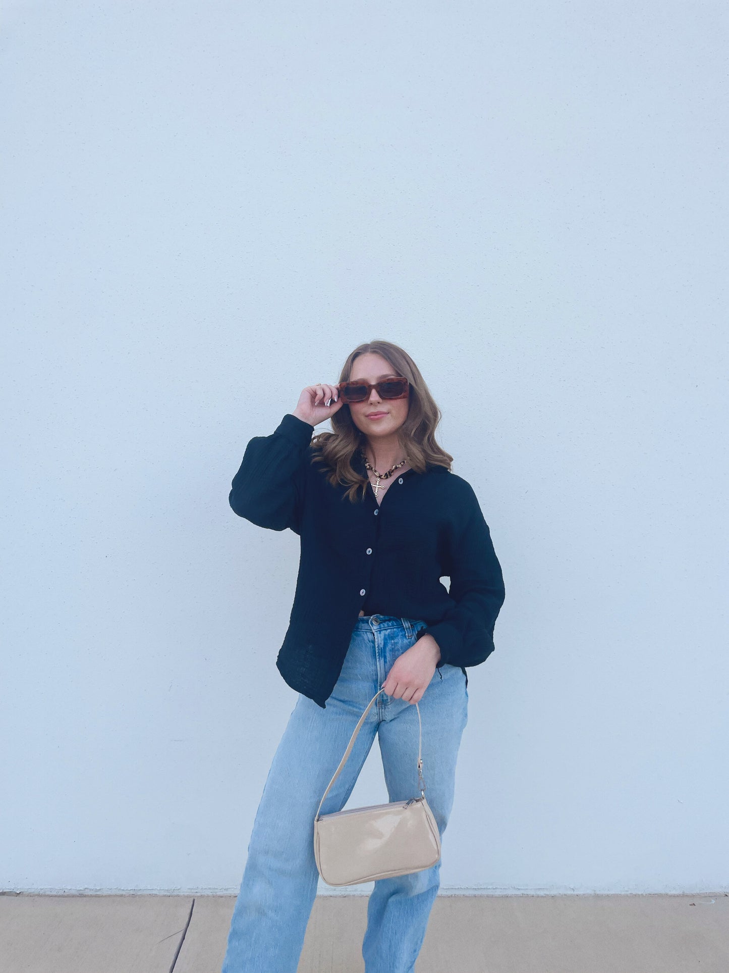 Chessy Top - Black
