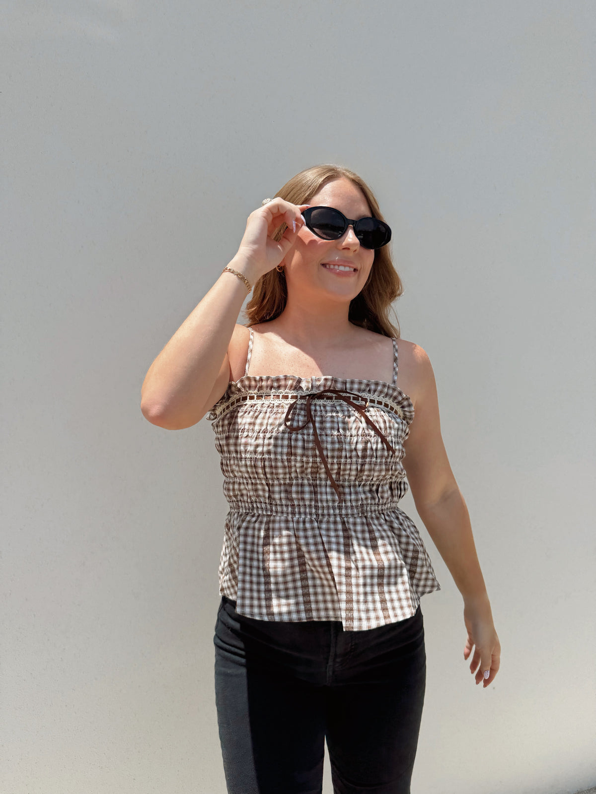 Josie Top - Brown