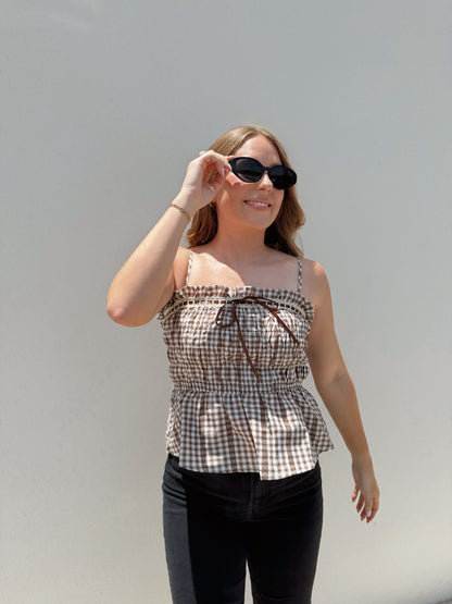 Josie Top - Brown
