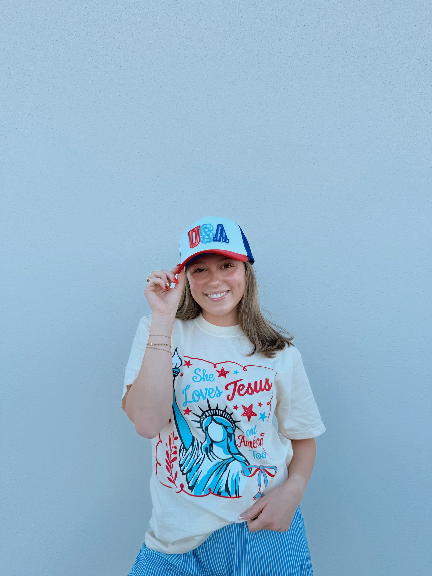USA Mesh Trucker Hat
