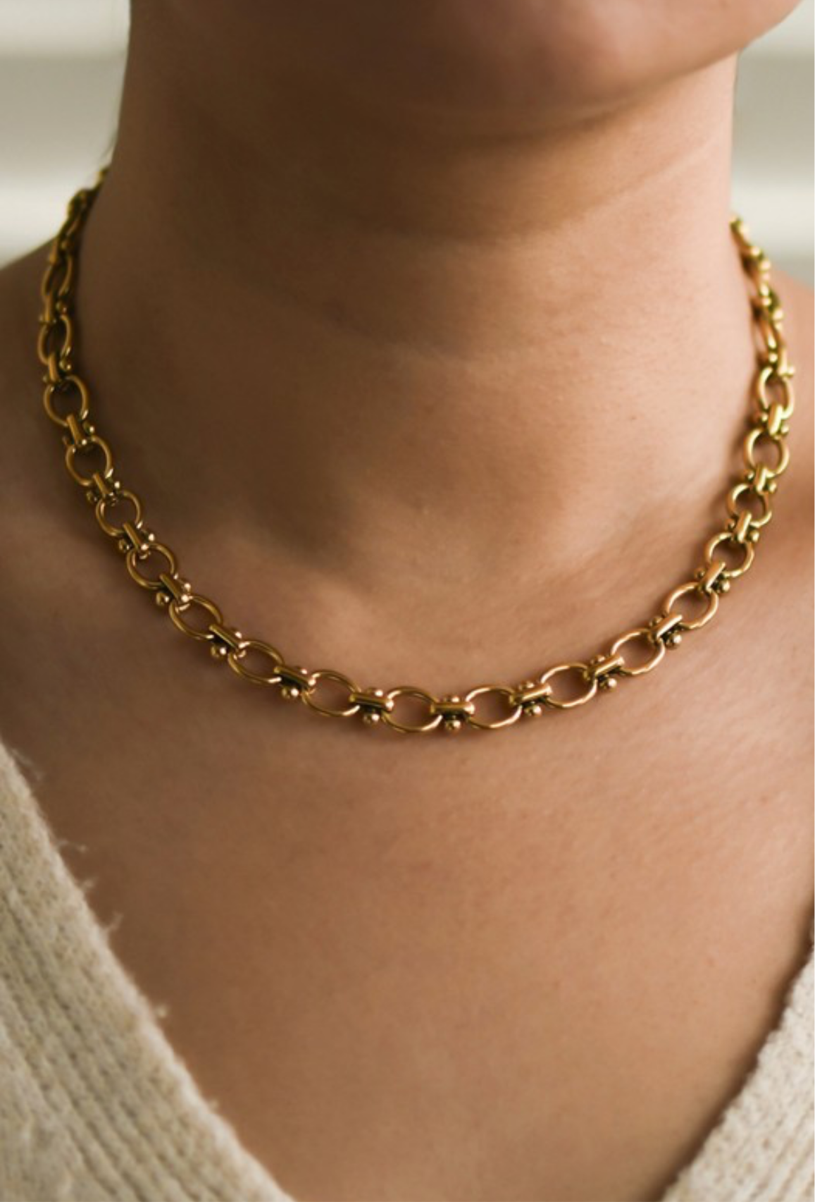 Oval Chain Necklace