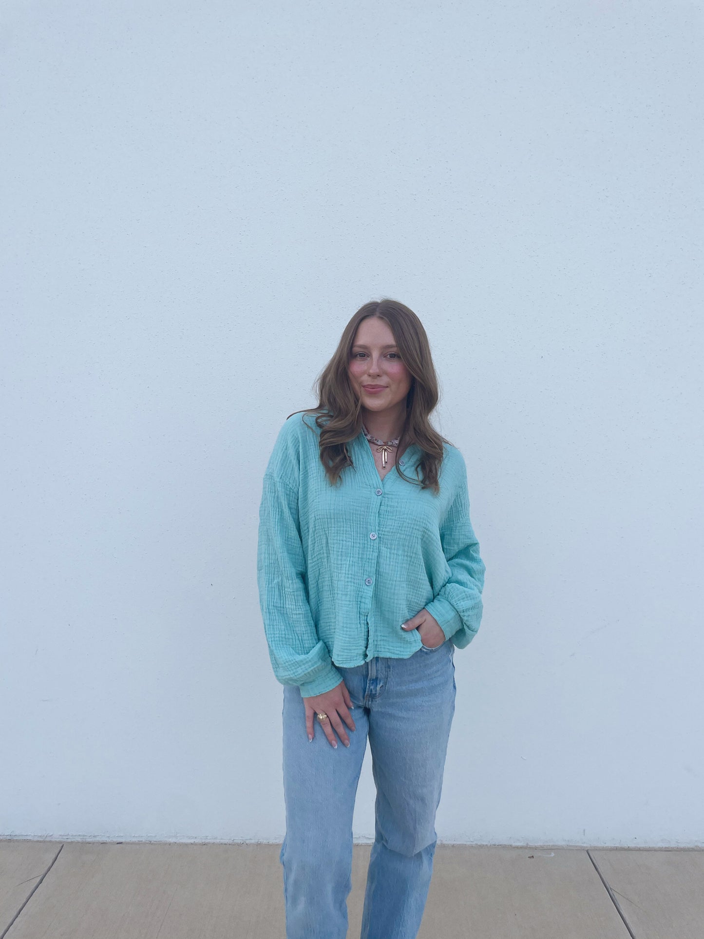 Chessy Top - Aqua