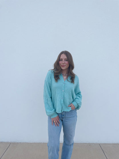 Chessy Top - Aqua