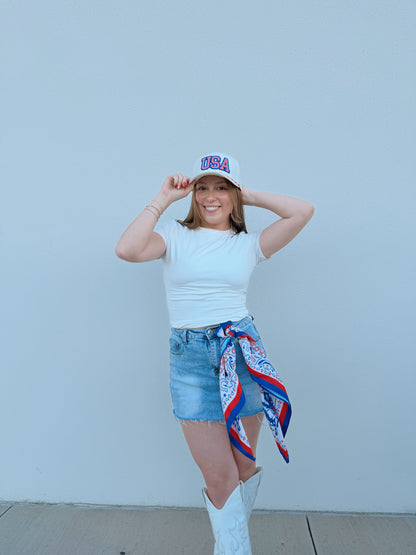 USA Rope Trucker Hat