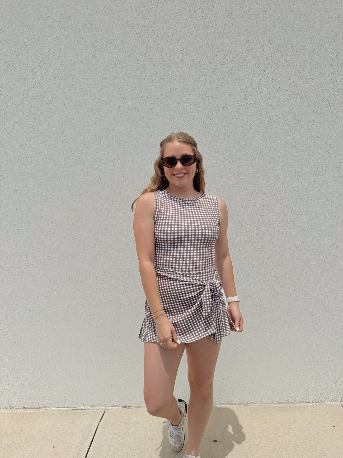Mia Wrap Dress - Brown