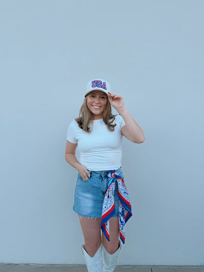 USA Rope Trucker Hat