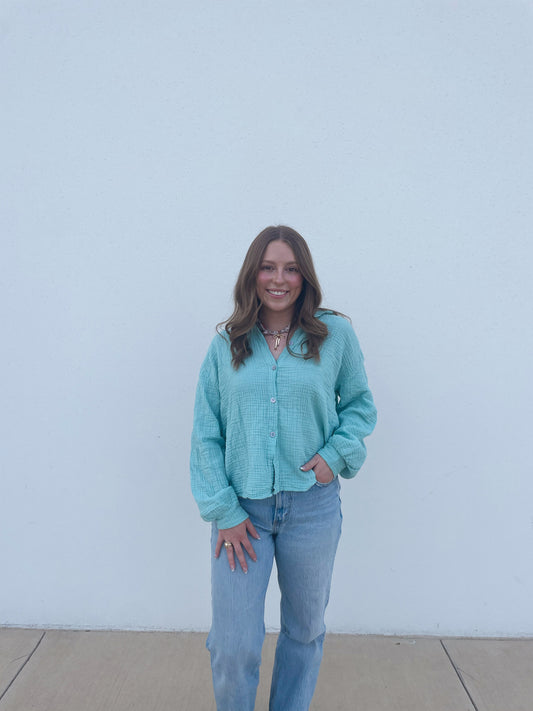 Chessy Top - Aqua