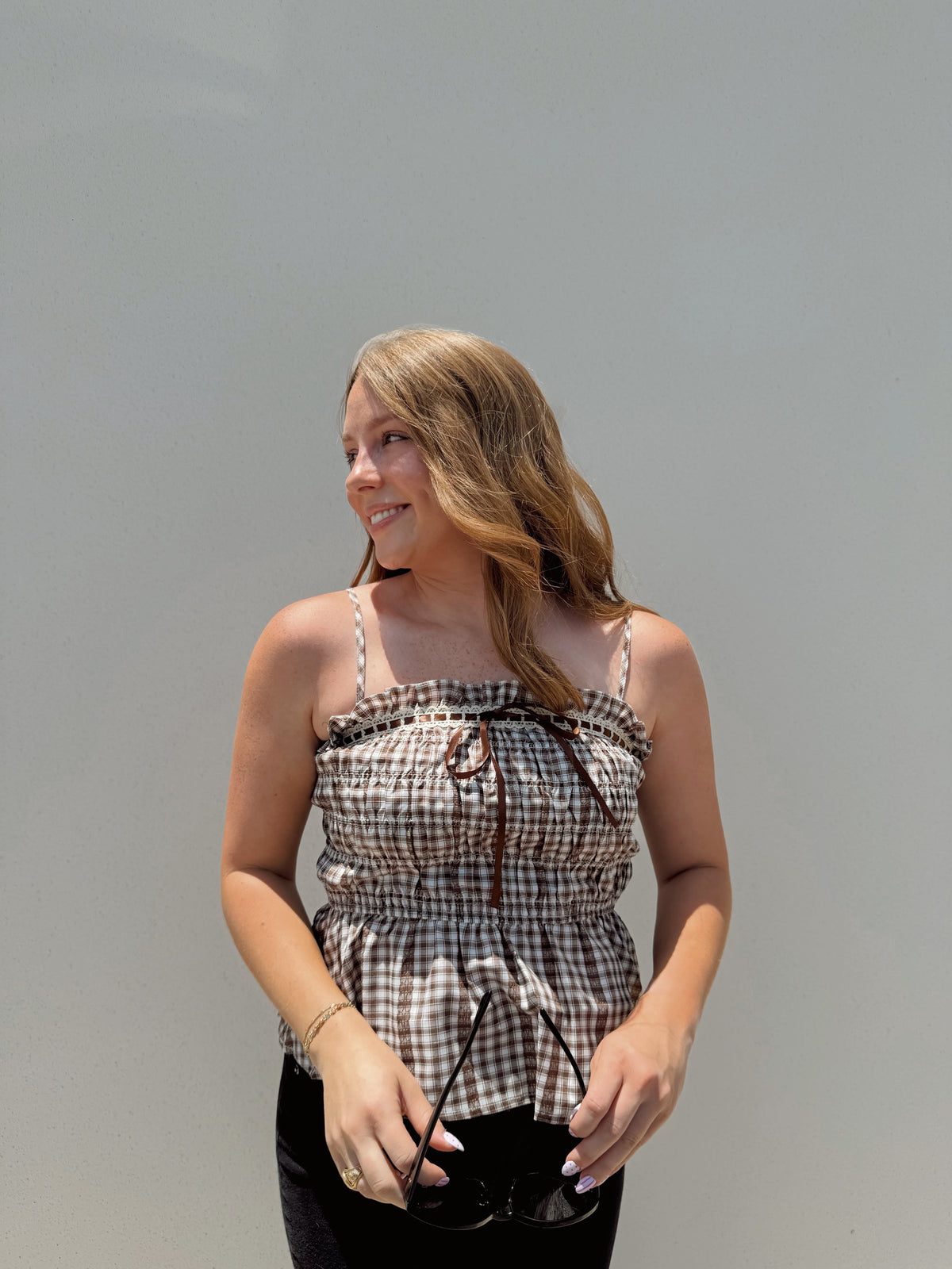 Josie Top - Brown