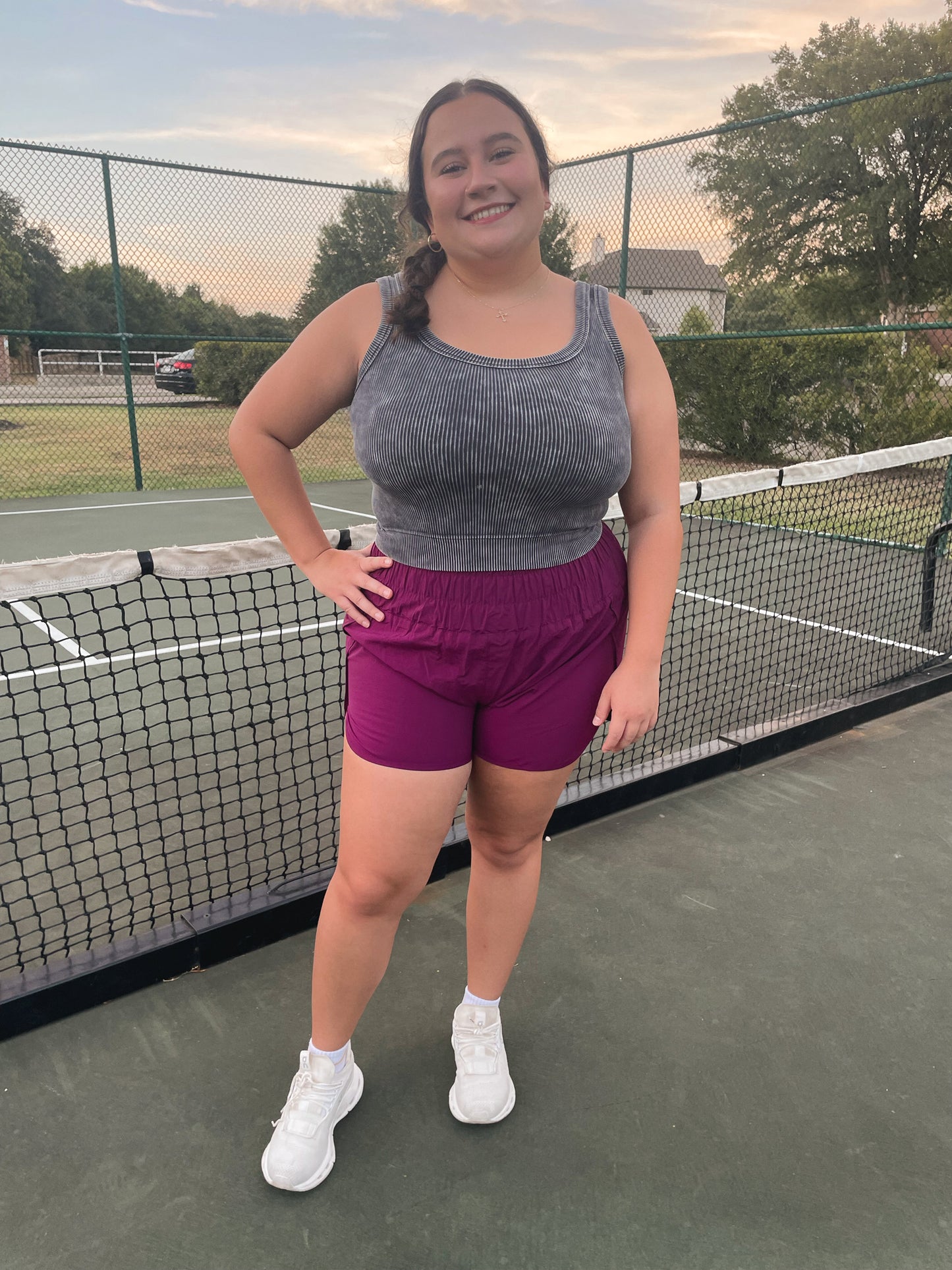 Sloane Short - Plum