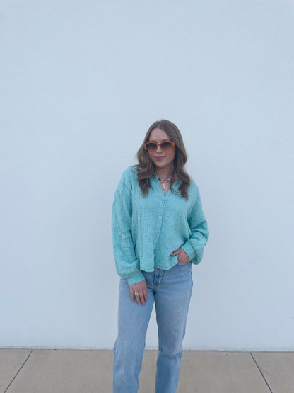 Chessy Top - Aqua