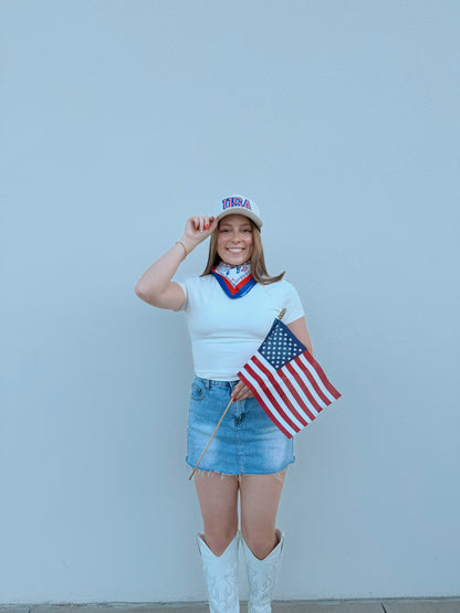 USA Rope Trucker Hat