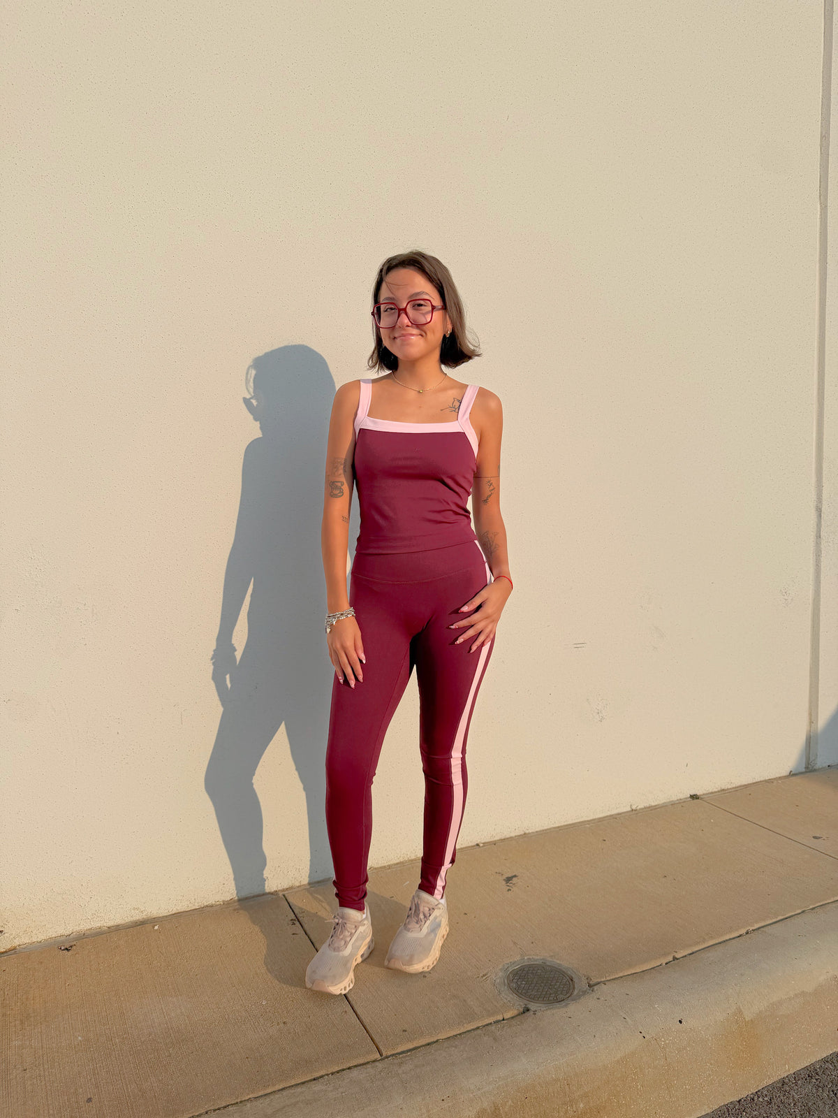 Block Tank - Burgundy