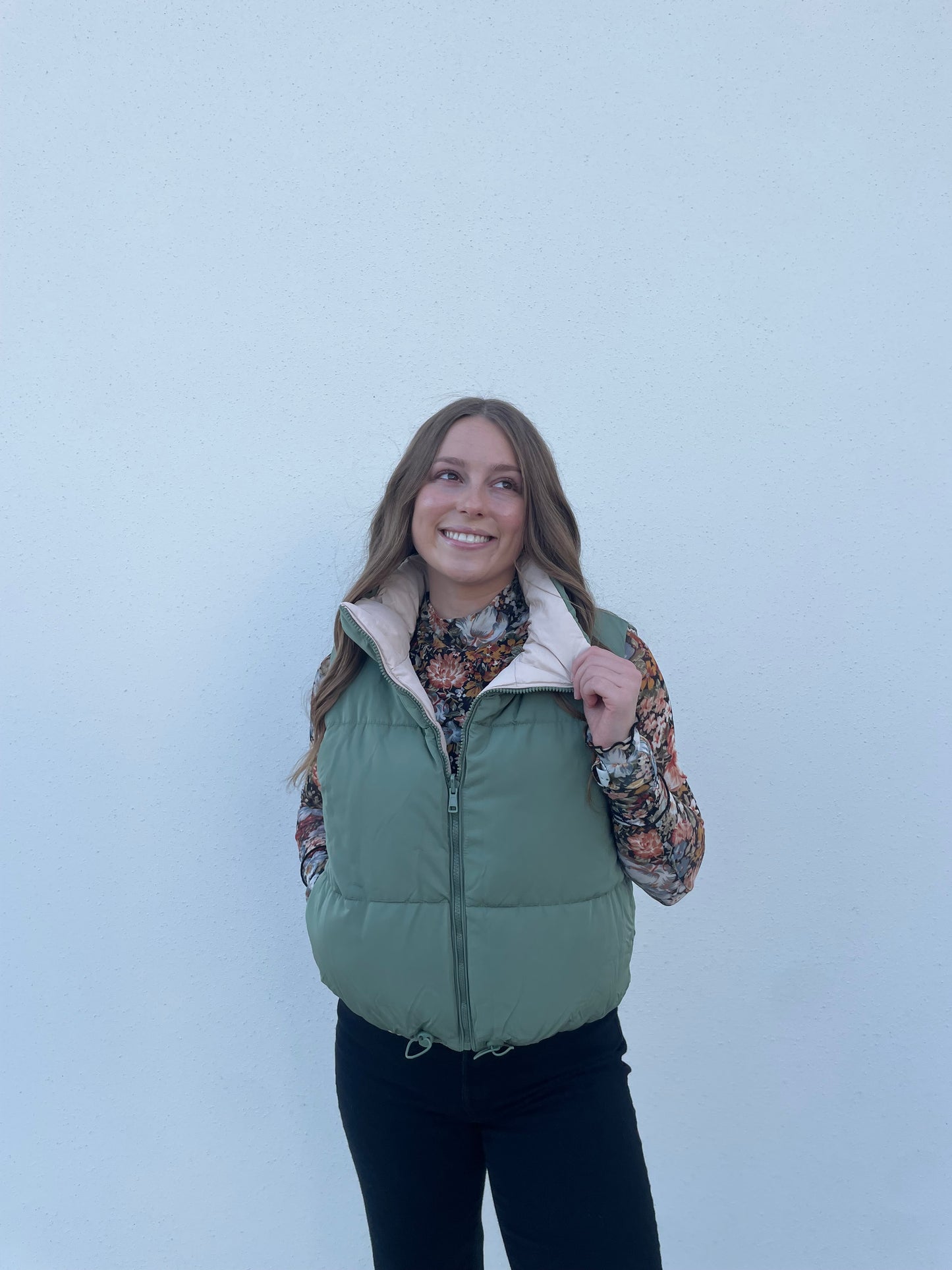 Bella Vest - Olive