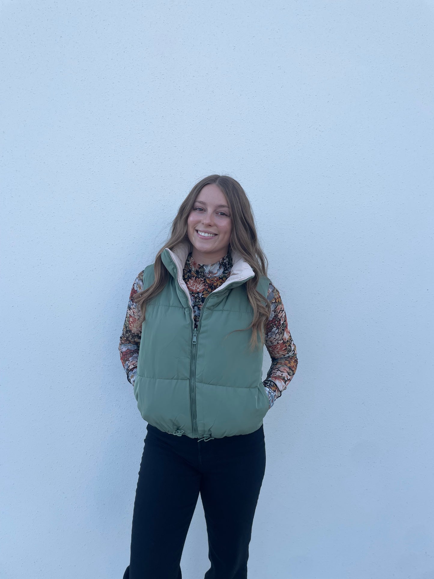 Bella Vest - Olive