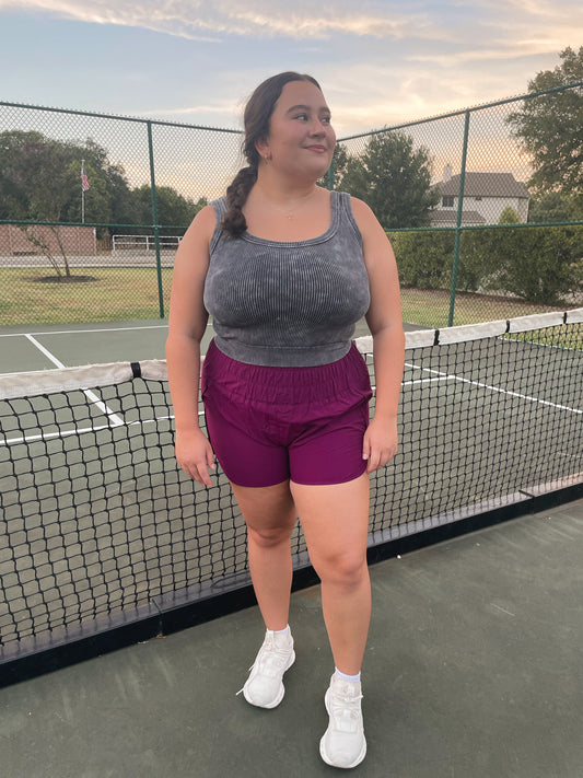 Sloane Short - Plum